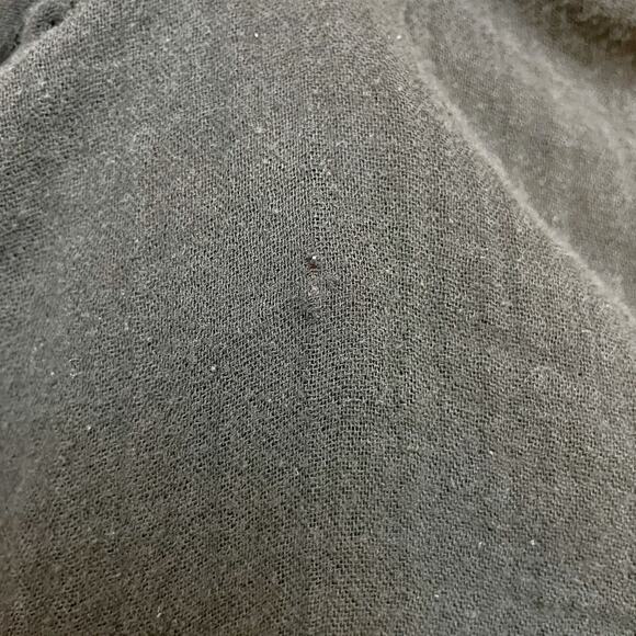 Eileen Fisher Women's Black Dress Coverup Black Gauze Cotton Midi V Neck XL - Picture 6 of 8